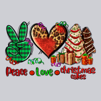Peace Love Christmas Cakes Heavyweight Sweatshirt | Teevron