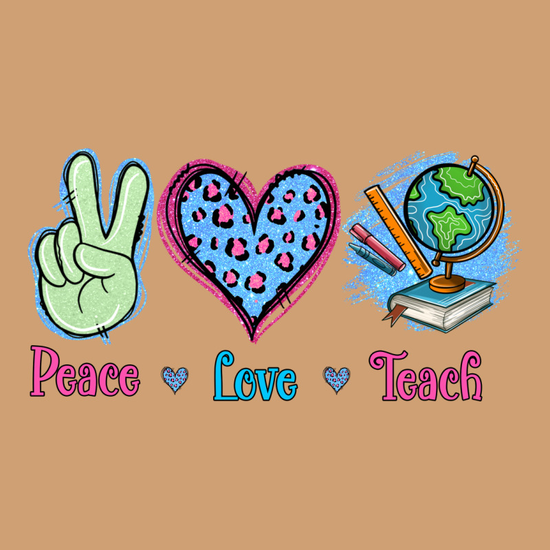 Peace Love Teach Vintage Tee by Jasminsmagicworld | Teevron