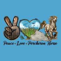 Peace Love Percheron Horse Premium Hoodie | Teevron