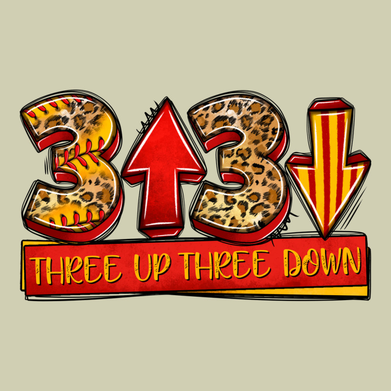 Three Up Three Down Softball Heavy Core Tee by Jasminsmagicworld | Teevron