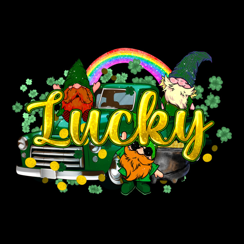 Lucky Gnomes Truck St. Patrick's Ladies Tee by HowdyJamesFarm | Teevron