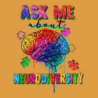 Ask Me About Neurodiversity Urban Heavy Tee | Teevron