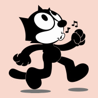 Felix The Black Cat Music Urban Hoodie | Teevron