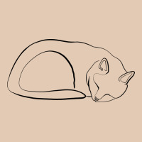 Sleeping Cat Line Art Urban Hoodie | Teevron