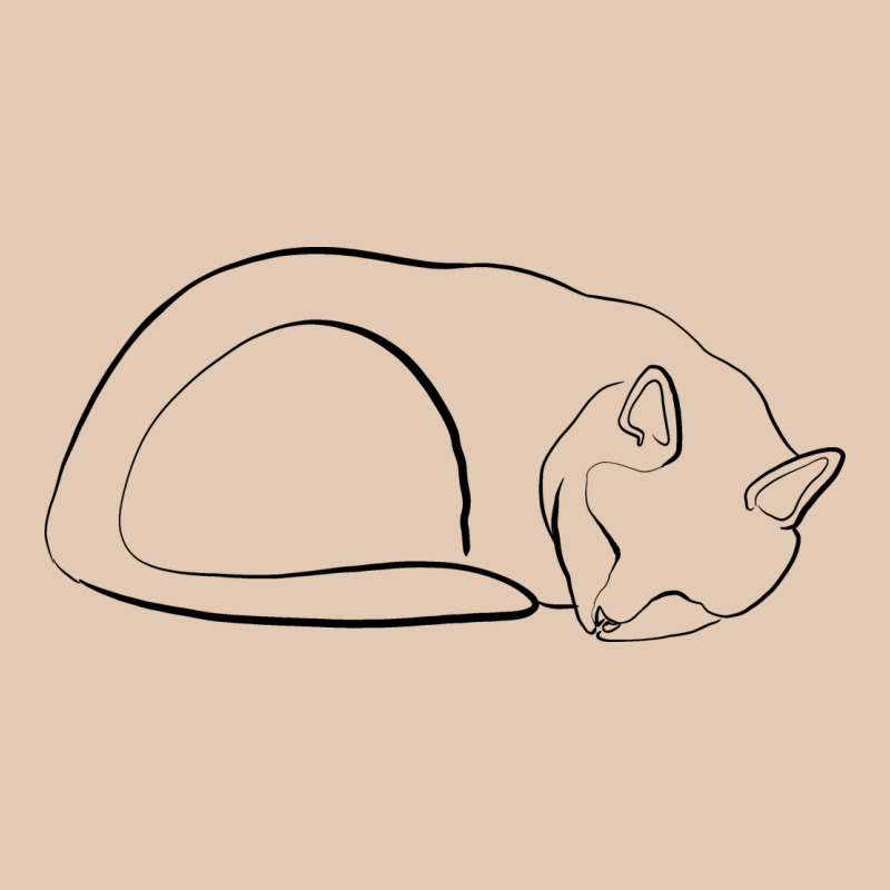 Sleeping Cat Line Art Urban Hoodie by linhVisuals | Teevron