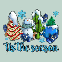 Tis The Season Christmas Tree  Cake Winter And Snowman Zipper Hoodie | Teevron