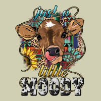 Just A Little Moody Baby Cow Heavy Core Tee | Teevron
