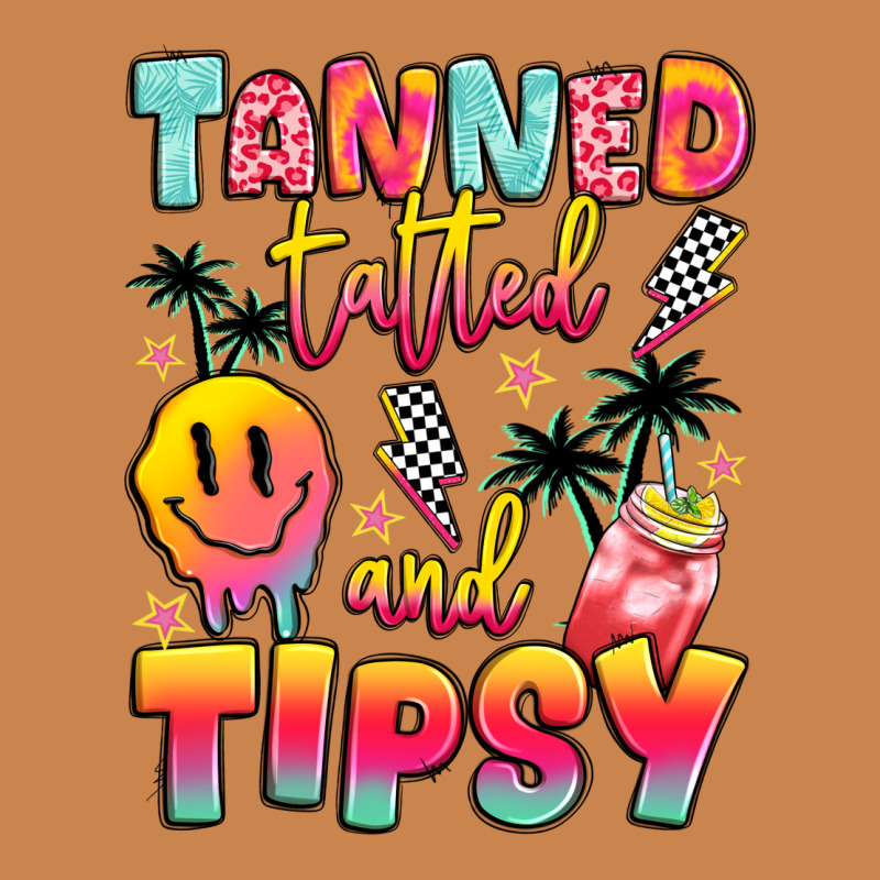 Tanned Tattled And Tipsy Heavyweight Hoodie by JahusDesignShop | Teevron