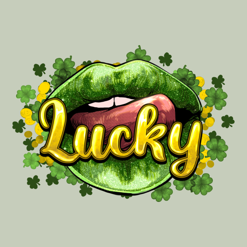 St. Patrick's Day Lips Lucky Ladies Tee by HowdyJamesFarm | Teevron
