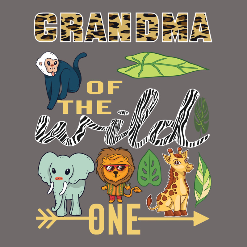 Grandma Of The Wild One Zoo Mother Birthday Safari Jungle Long Sleeve Urban Hoodie by linhVisuals | Teevron