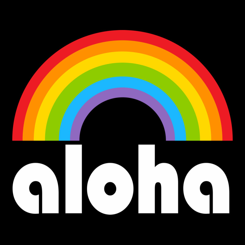 Aloha Rainbow Hawaii 808 Island Hawaiian Urban Hoodie by linhVisuals | Teevron