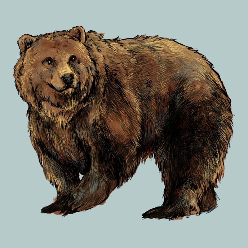 Grizzly Bear Heavy Core Tee by HowdyJamesFarm | Teevron