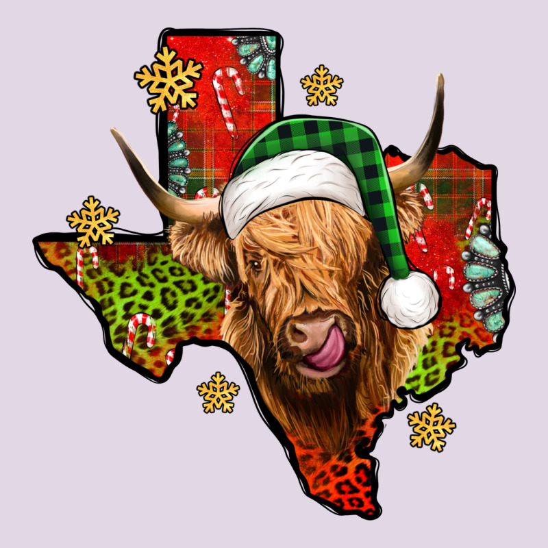 Christmas Texas Highland Cow Classic Tee by Jasminsmagicworld | Teevron