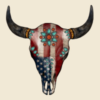 American Bull Skull Gemstone Premium Tee | Teevron