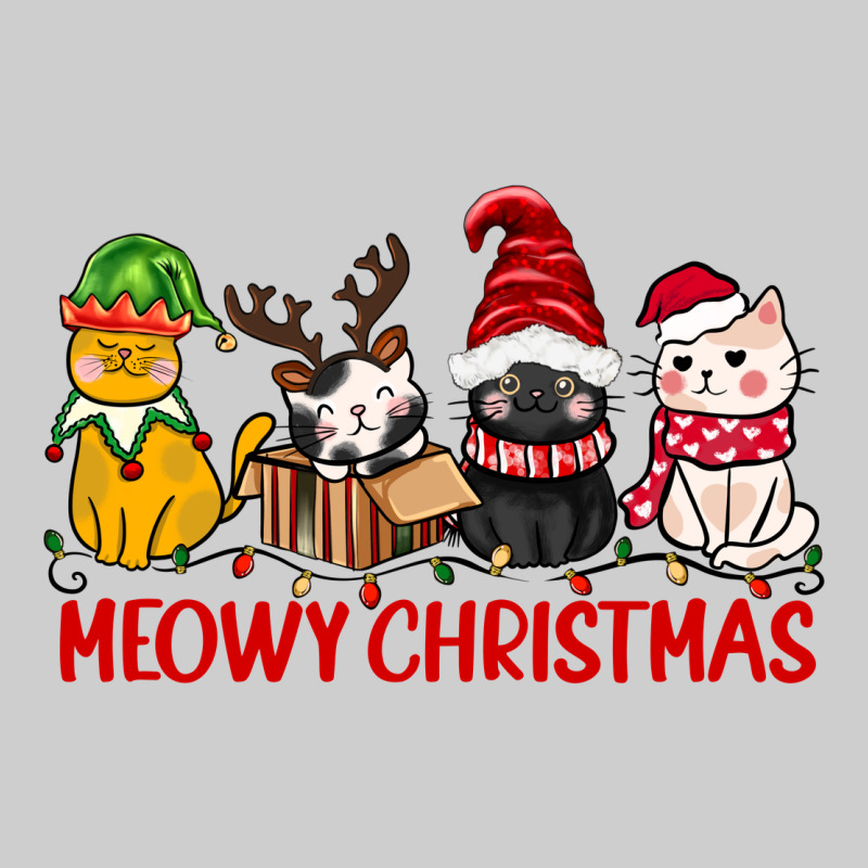 Meowy Christmas Premium Tee by CowGirlArtShop | Teevron