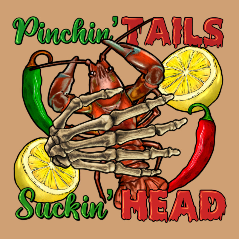 Pinchin' Tails Suckin' Head Crawfish Vintage Tee by FaDigitalArtStudio | Teevron