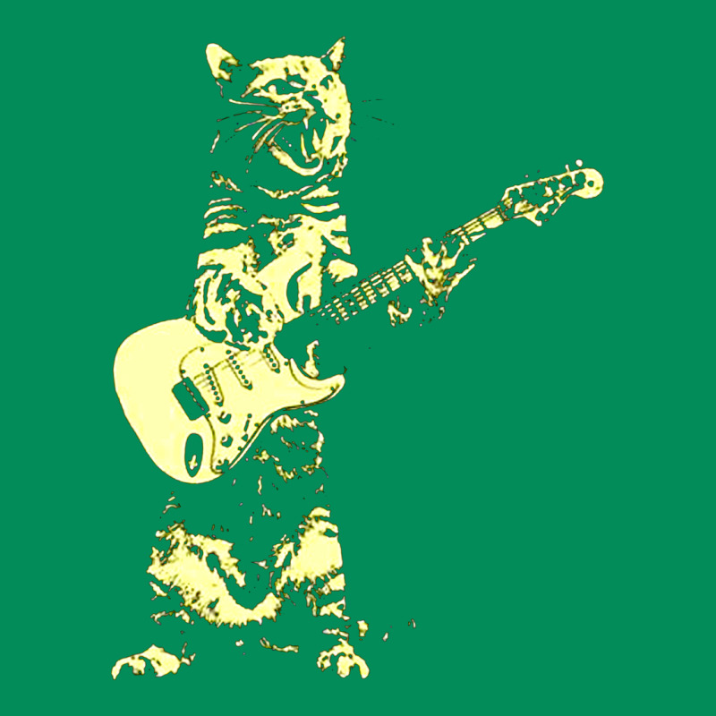 Cat Playing Guitar Urban Hoodie by linhVisuals | Teevron