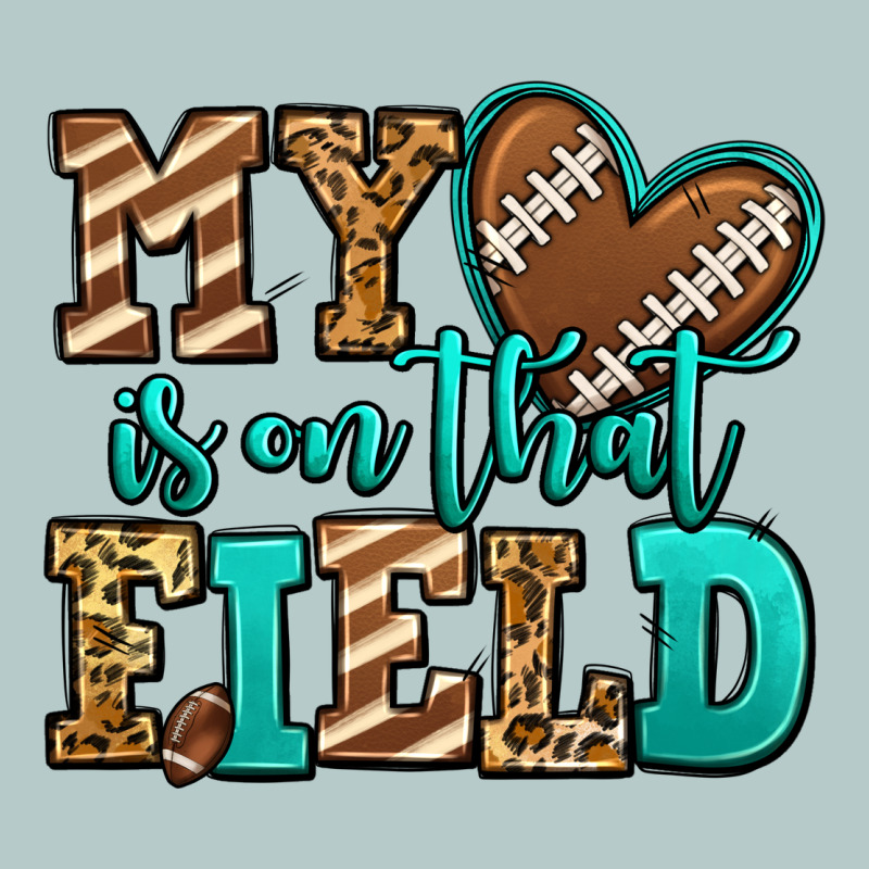 My Heart Is On That Field American Football Heavy Core Tee by Jasminsmagicworld | Teevron