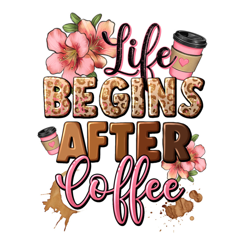 Life Begins After Coffee Heavyweight Hoodie by JahusDesignShop | Teevron
