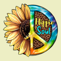 Hippie Soul With Sunflower And Leopard Background Urban Hoodie | Teevron