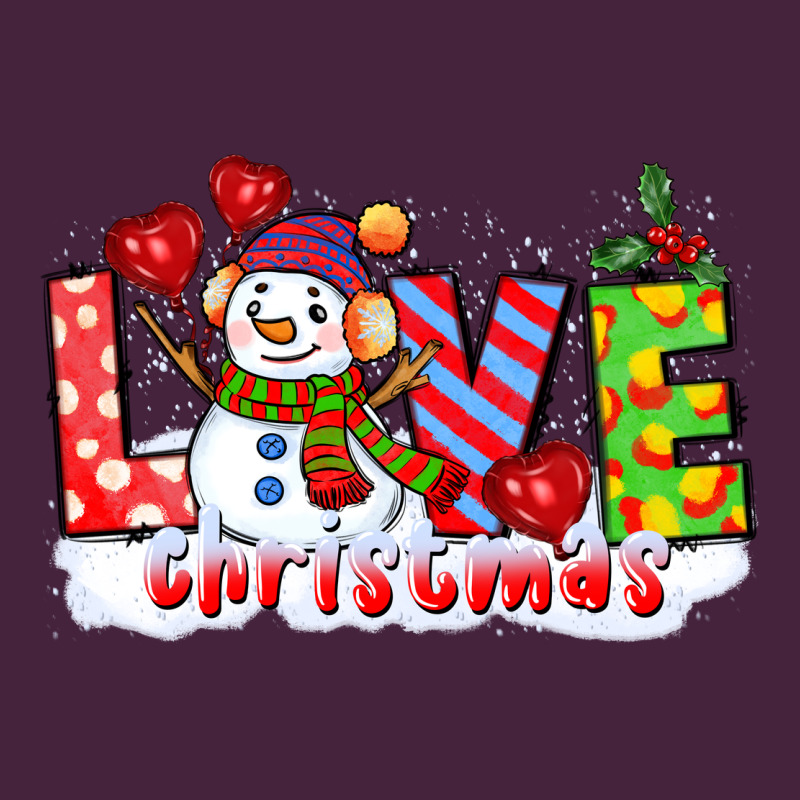 Love Christmas Snowman Premium Tee by CowGirlArtShop | Teevron