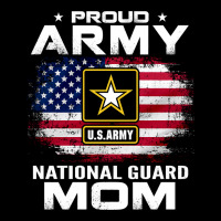 Proud Army National Guard Mom With American Flag Gift Pullover Hoodie Urban Hoodie | Teevron