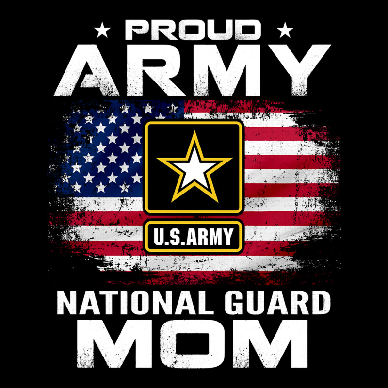 Proud Army National Guard Mom With American Flag Gift Pullover Hoodie Urban Hoodie by linhVisuals | Teevron