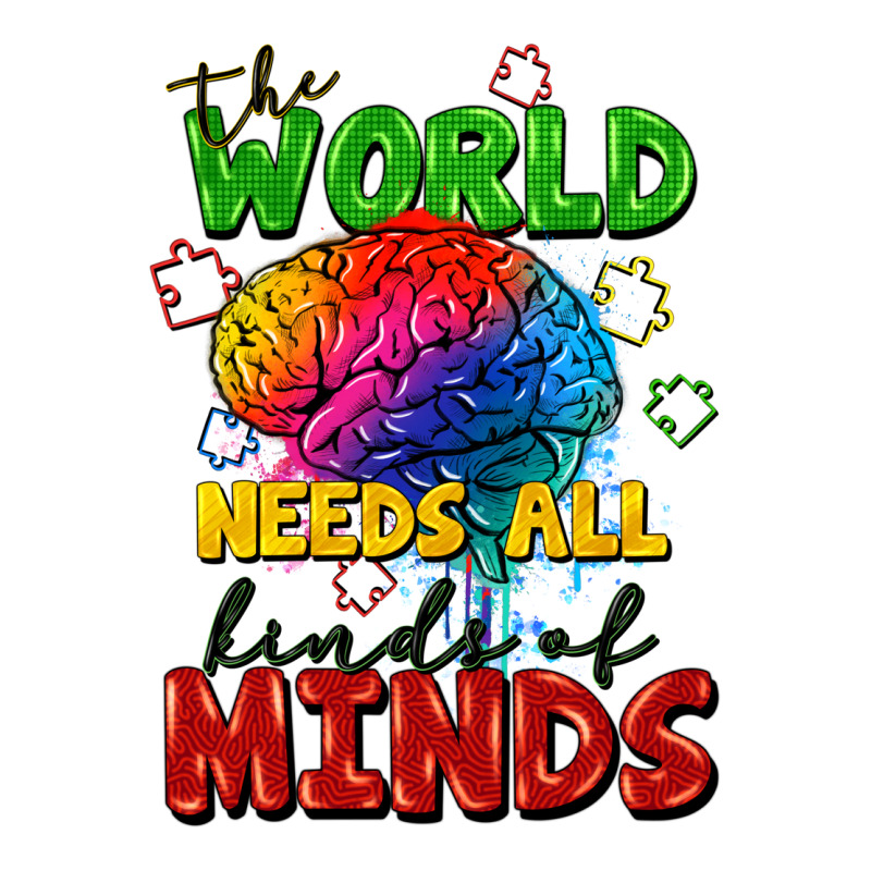 The World Needs All Kinds Of Minds Urban Heavy Tee by FaDigitalArtStudio | Teevron