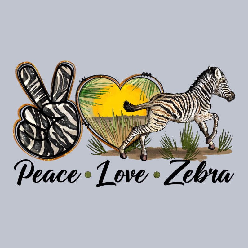 Peace Love Zebra Premium Hoodie by LillyAllenDesigns | Teevron