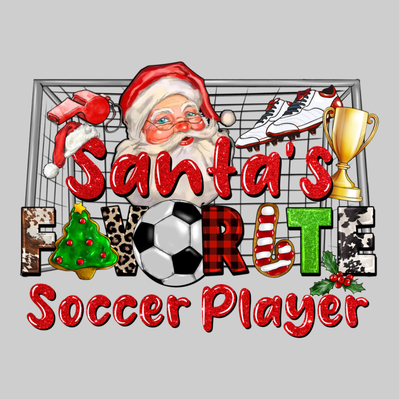 Santas Favorite Soccer Player Premium Tee by CowGirlArtShop | Teevron
