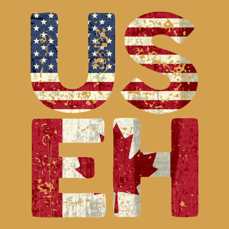 Canada Us Eh American Canadian Flag Vintage America Colors Patriotic G Urban Hoodie by linhVisuals | Teevron