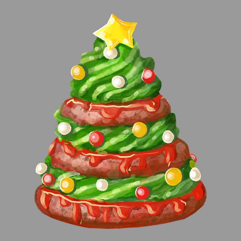 Green Chocolate Christmas Cookie Cake Vintage Hoodie by FaDigitalArtStudio | Teevron