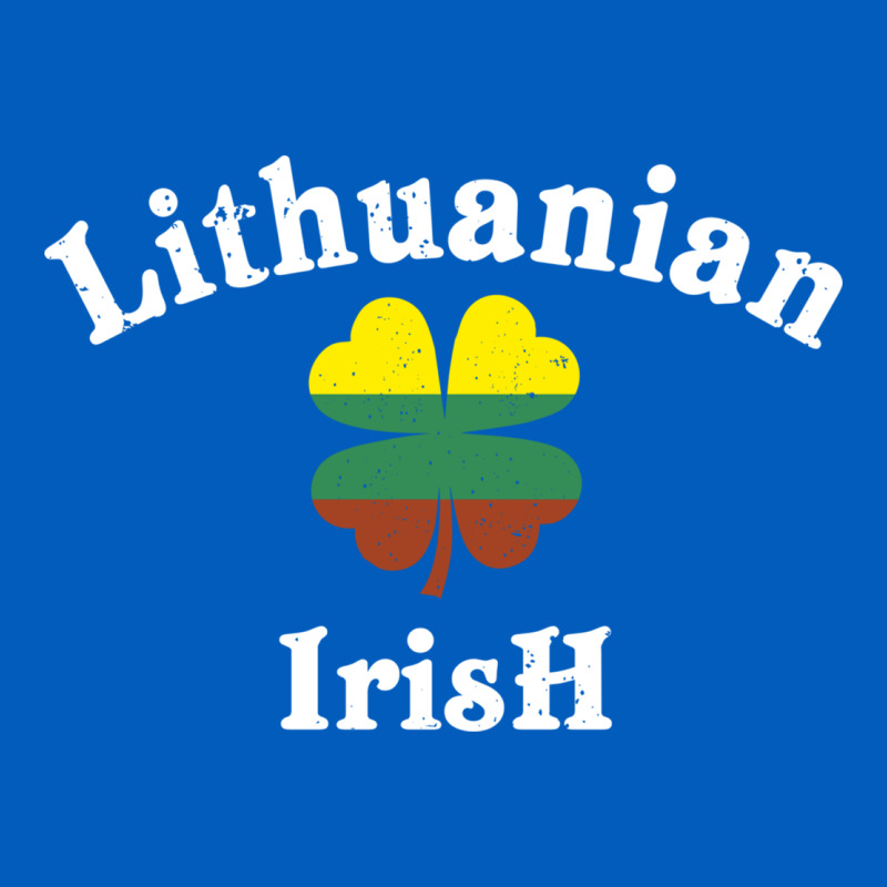 Lucky Lithuanian Irish Flag Shamrock Leaf St Patricks Day Urban Hoodie by linhVisuals | Teevron
