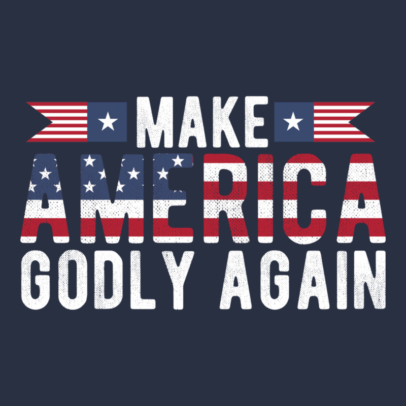 Make America Godly Again American Flag Letters Christian Quote Urban Hoodie by linhVisuals | Teevron