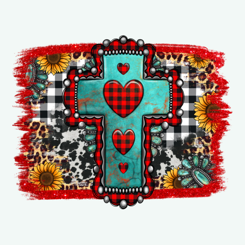 Christmas Cross With Background Premium Hoodie by Jasminsmagicworld | Teevron