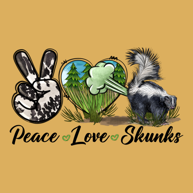 Peace Love Skunks Premium Hoodie by LillyAllenDesigns | Teevron