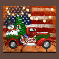 Christmas Truck With American Flag Classic Tee | Teevron