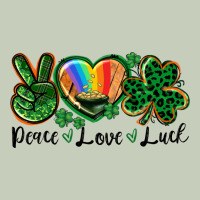Peace Love St. Patrick's Day Ladies Tee | Teevron