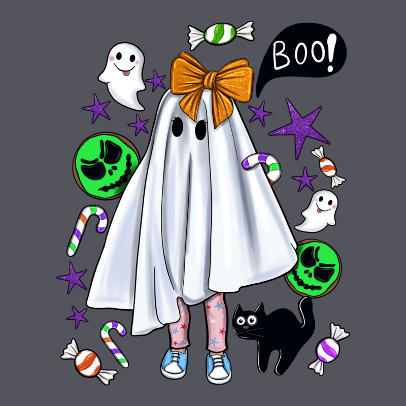 Cute Ghost Halloween Vintage Hoodie by BundleAndBundleShop | Teevron