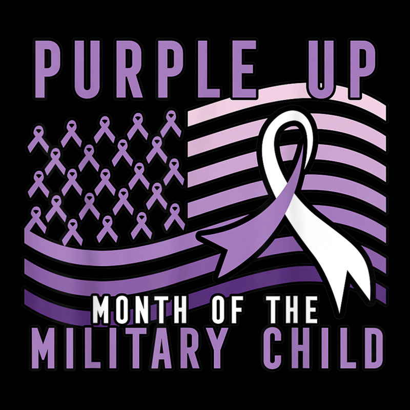 Purple Up Month Of The Military Child Urban Hoodie by linhVisuals | Teevron