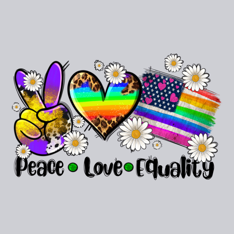 Peace Love  Equality Heavyweight Sweatshirt by AdoDesignShop | Teevron