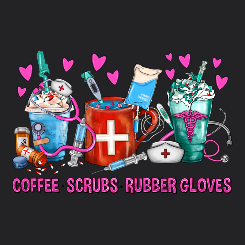 Coffee Nurse Repeat Nurse Coffee Cups Vintage Tee by FaDigitalArtStudio | Teevron