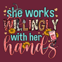 She Works Willingly With Her Hands Long Sleeve Tee | Teevron