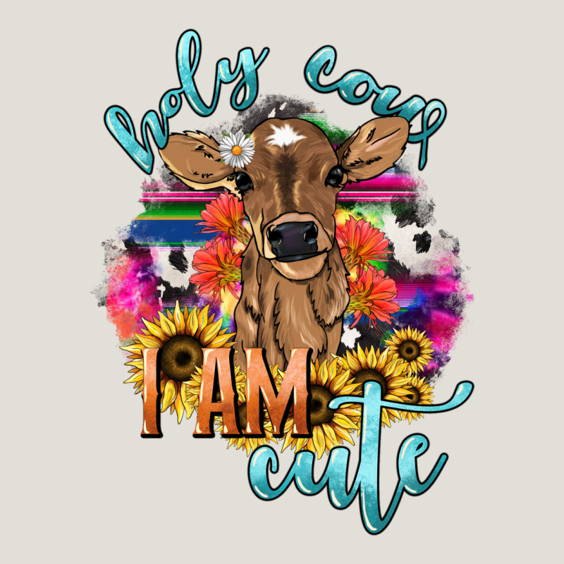 Holy Cow I Am Cute Baby Cow Heavy Core Tee by HowdyJamesFarm | Teevron