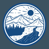 River Mountain Badge Urban Hoodie | Teevron