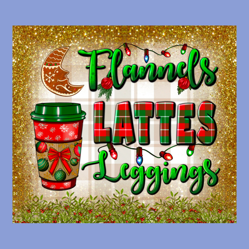 Flannels Lattes Leggings Tumbler Long Sleeve Tee by BundleAndBundleShop | Teevron