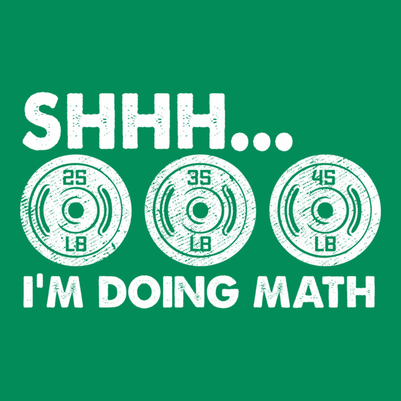 Shhh I'm Doing Math Gym Funny Bodybuilding Weightlifting Humor Quote Urban Hoodie by linhVisuals | Teevron