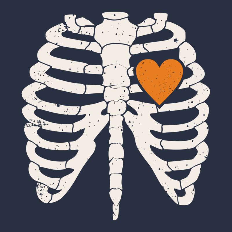 Skeleton Rib Case Orange Pumpkin Heart Vintage Halloween Anatomy Costu Urban Hoodie by linhVisuals | Teevron
