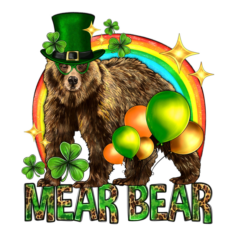 St. Patrick's Day Mear Bear Ladies Tee by HowdyJamesFarm | Teevron