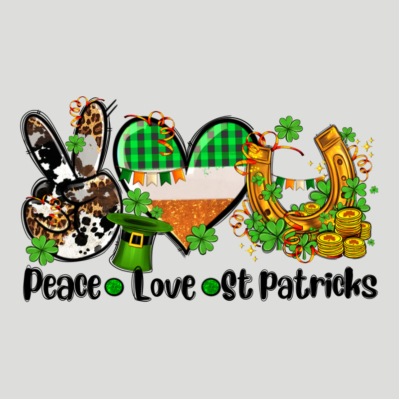Peace Love St Patricks Zipper Hoodie by AdoDesignShop | Teevron